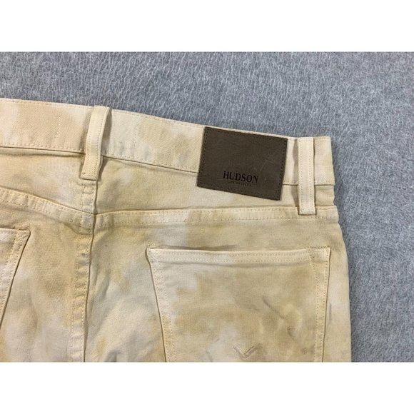NWT Hudson ZACK Skinny Cotton Blend Painters Jeans (Men's‎ 31x31) Tan - Picture 14 of 16